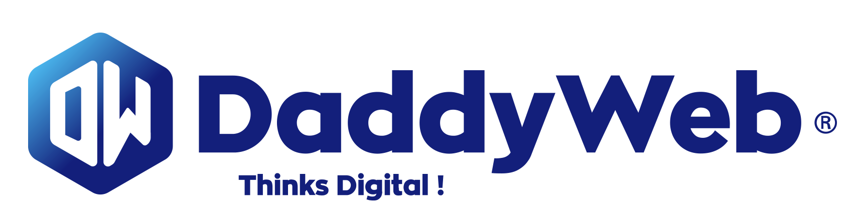 Logo daddyweb thinks digital - agence création site internet